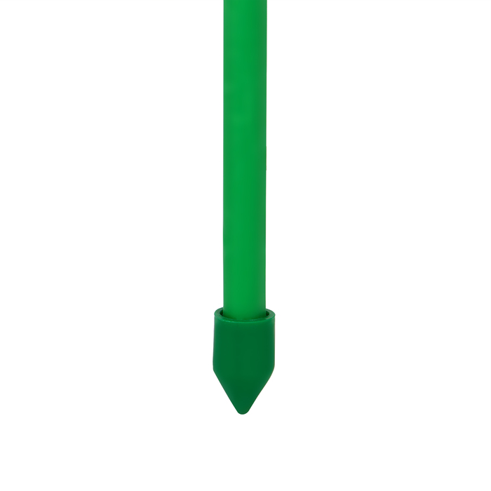 Шпалера, 135 × 30 × 1 см, металл, зелёная, «Ракета Клевер»