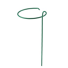 Кустодержатель для клубники, d = 15 см, h = 25 см, ножка d = 0,3 см, металл, зелёный