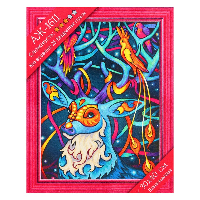 Картина стразами "Сказочный олень"