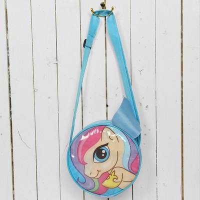 Сумочка детская круглая "Волшебный единорог", 15,5 см