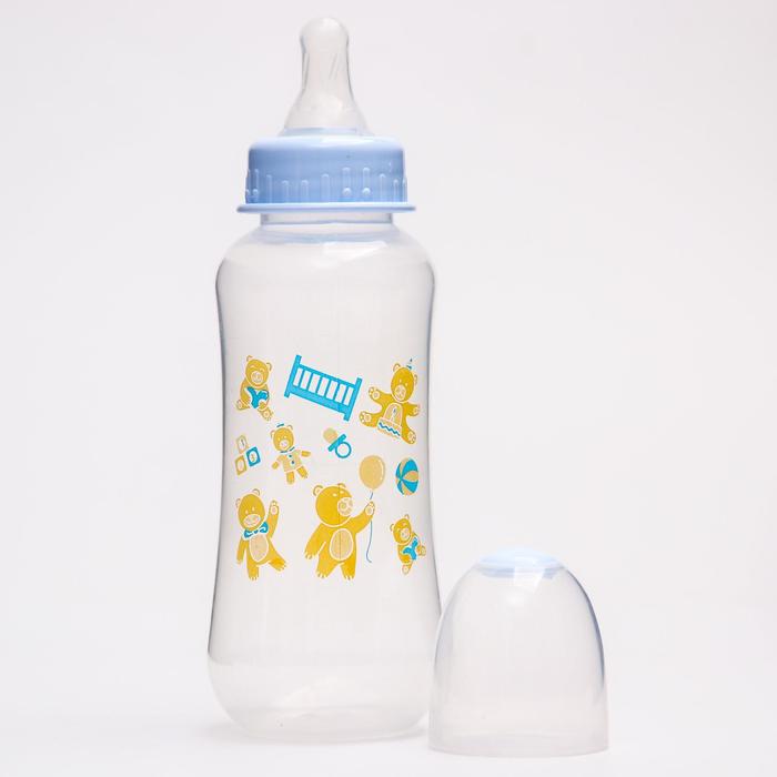 Набор бутылочек для кормления, 280 мл, от 0 мес., 3 шт., цвета МИКС