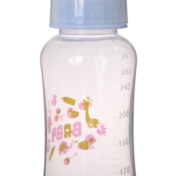 Набор бутылочек для кормления, 280 мл, от 0 мес., 3 шт., цвета МИКС