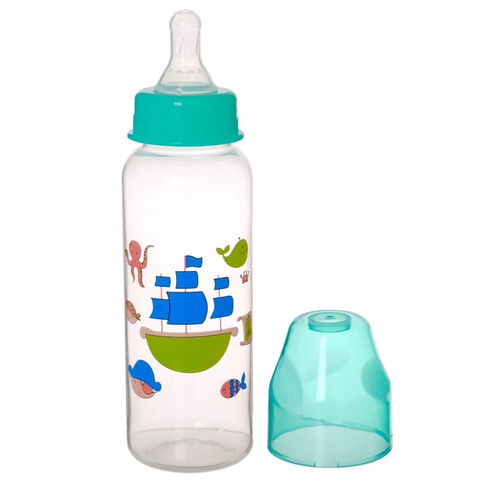 Бутылочка для кормления, 250 мл, от 0 мес., цвета МИКС