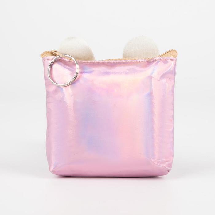 Кошелёк детский "Котёнок", зеркальный