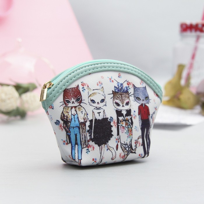 Кошелёк женский, отдел на молнии, цвет мятный