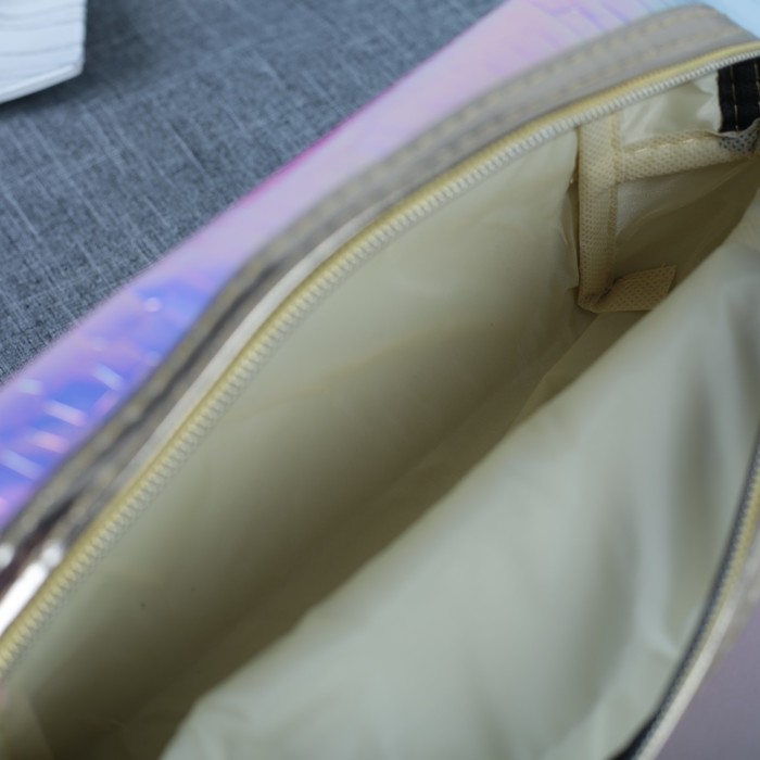 Косметичка дорожная «Перелив», отдел на молнии, ручка, разноцветный МИКС