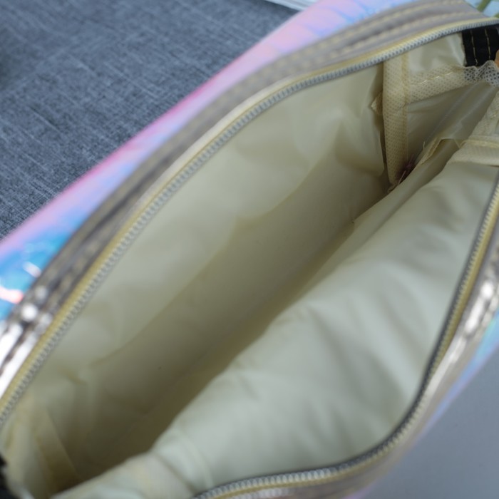 Косметичка дорожная «Перелив», отдел на молнии, ручка, разноцветный МИКС