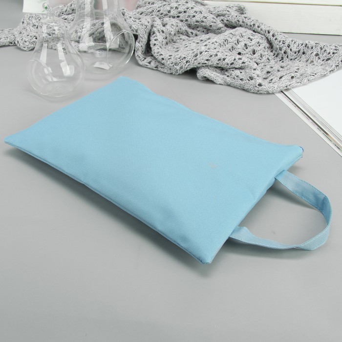 Сумка для обуви Зверята, 23*,0,5*33см, отдел на молнии, голубой