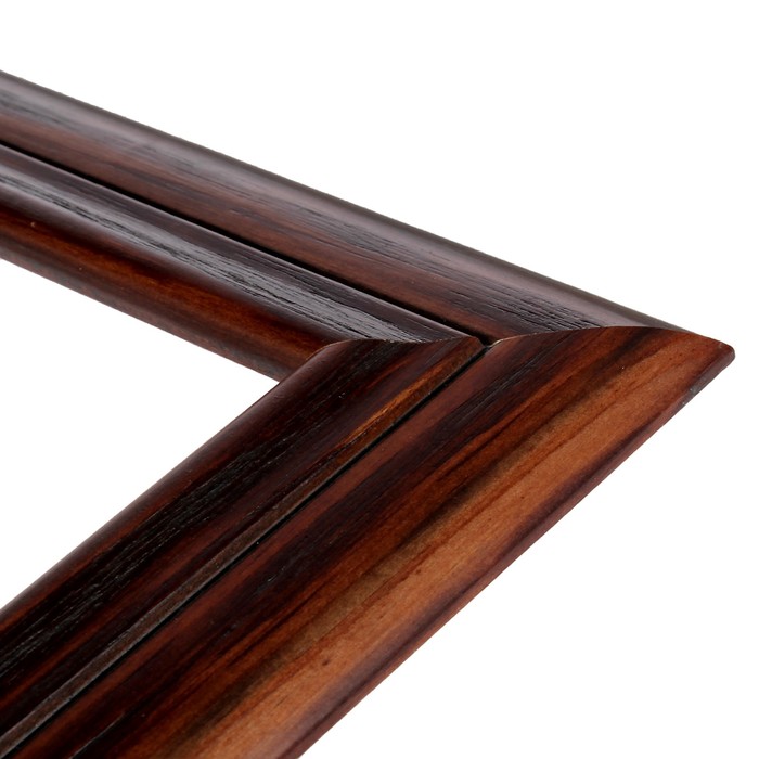 Рама для зеркал и картин 30*40*4.4 см, Gloria орех с черной патиной