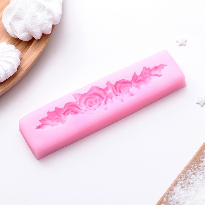 Молд 13х3,5 "Три розы"