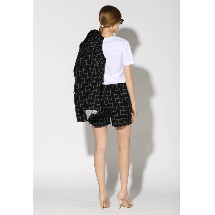 Костюм (жакет, шорты) женский 177 цвет чёрный, р-р 44