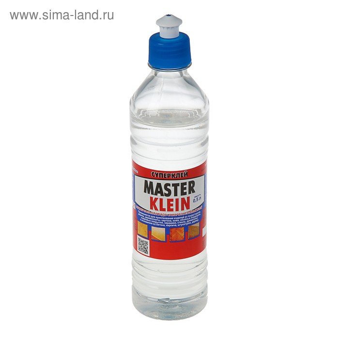 Клей Master Klein, полимерный, водо-морозостойкий, 500 мл клей master klein полимерный водо морозостойкий 750 мл
