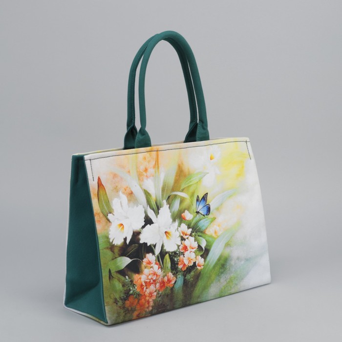 Сумка женская, отдел на молнии, цвет зелёный