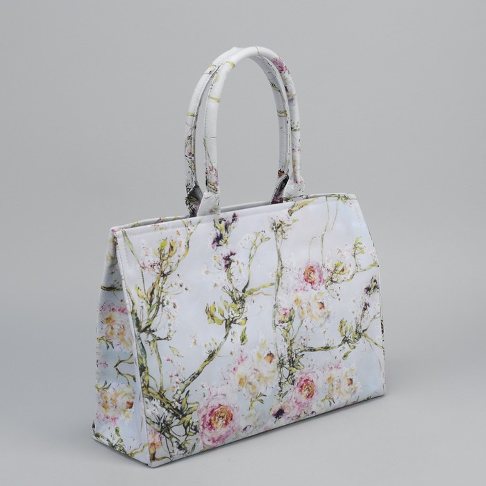 Сумка женская, отдел на молнии, цвет молочный