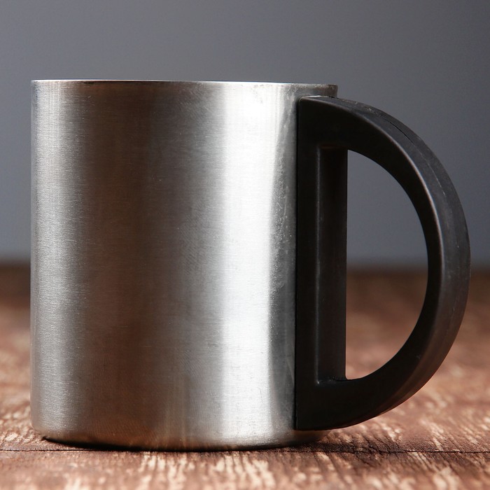 Термокружка 200 мл, хромированная Гвардия