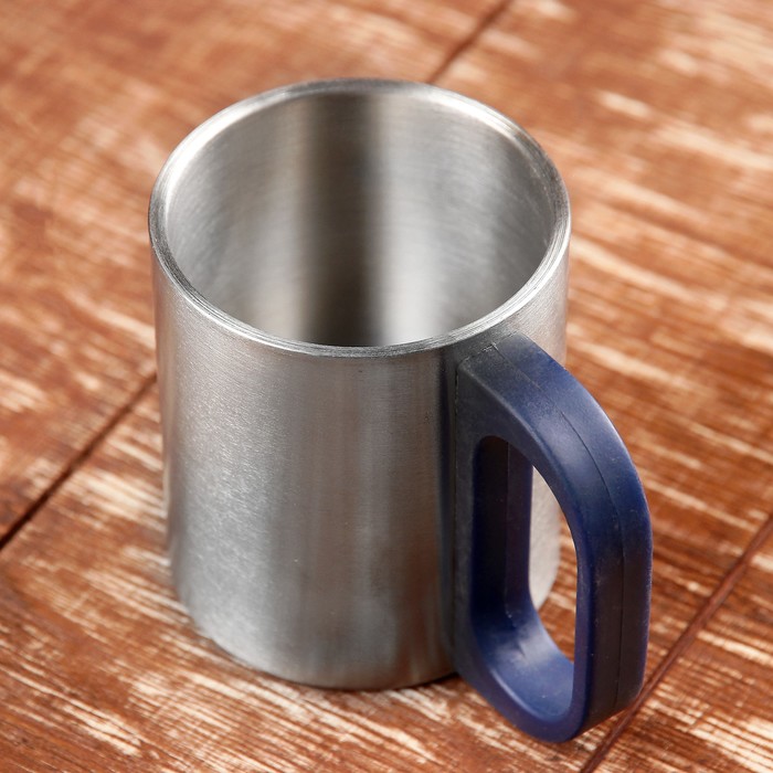 Термокружка 200 мл, хромированная Звезда