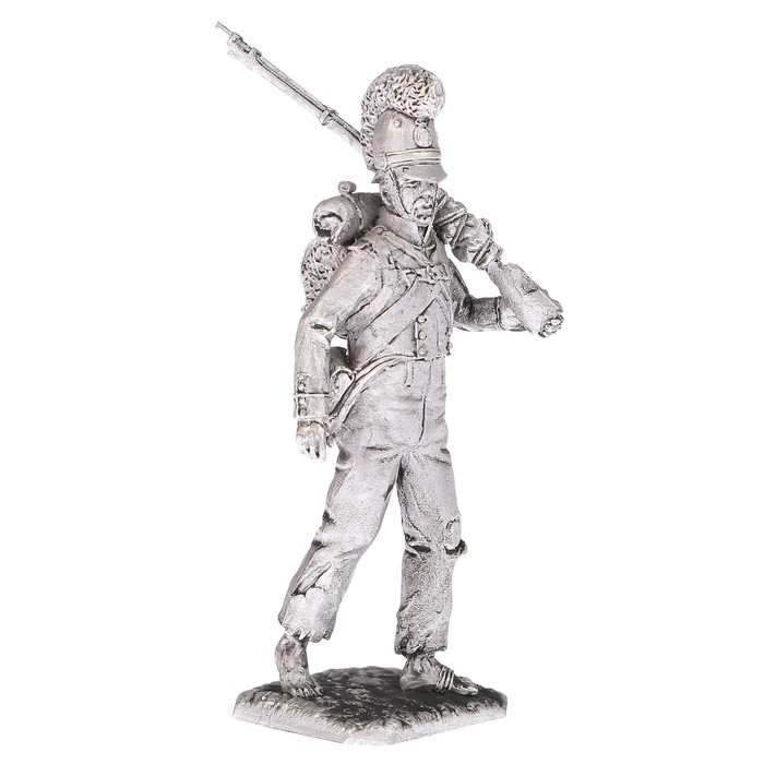 Оловянный солдатик "фузелер баварской линейной пехоты 1812 год"
