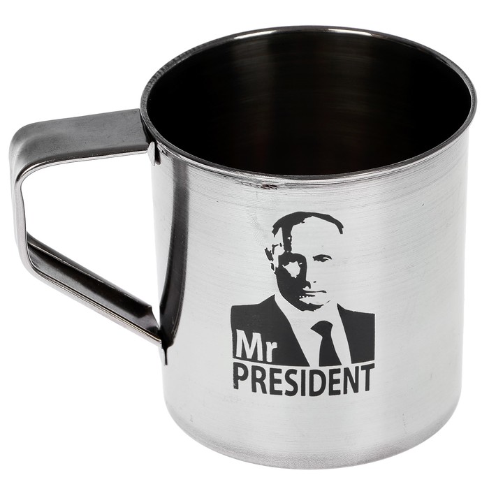 Кружка металлическая "Mr. PRESIDENT"