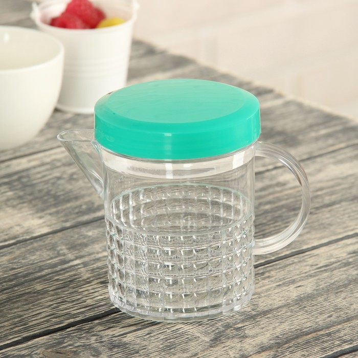 Кувшин для соусов, масла и молока 280 мл "Кристалл", цвета МИКС