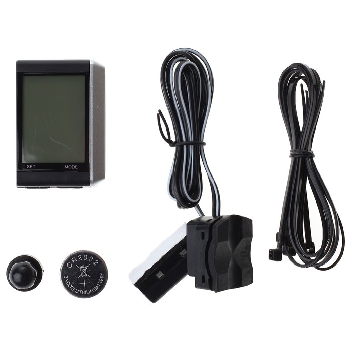 Велокомпьютер проводной JY-4012E-L, 15 функций