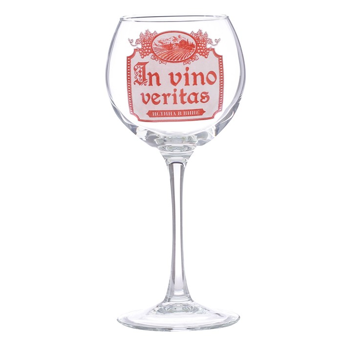 Бокал для вина "In vino veritas"