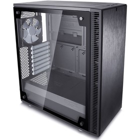 

Корпус Fractal Design Define C TG, без БП, ATX, черный