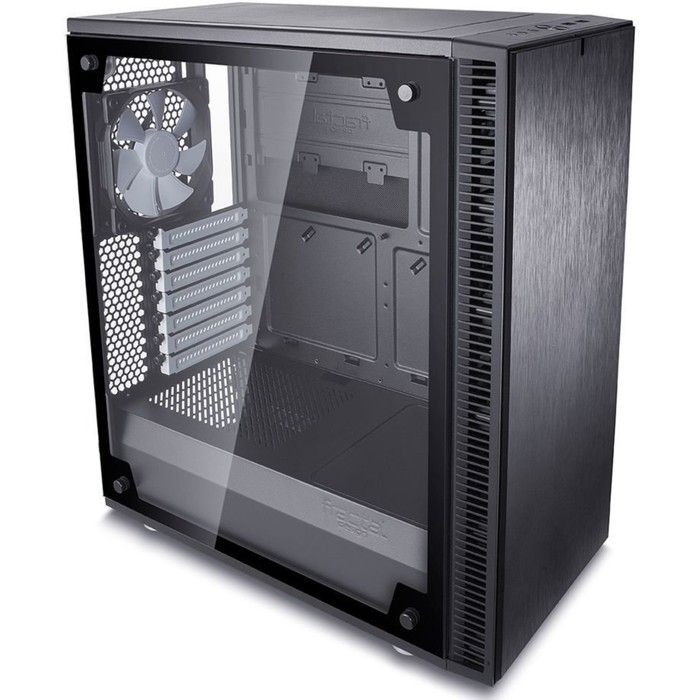 Корпус Fractal Design Define C TG, без БП, ATX, черный