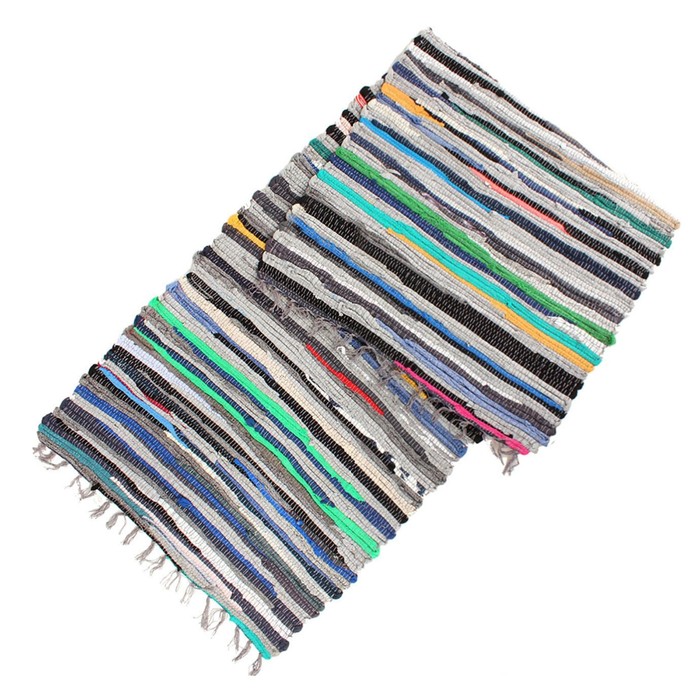 Коврик лоскутный, размер 40х70 см, высота 8 мм, хлопок 6020