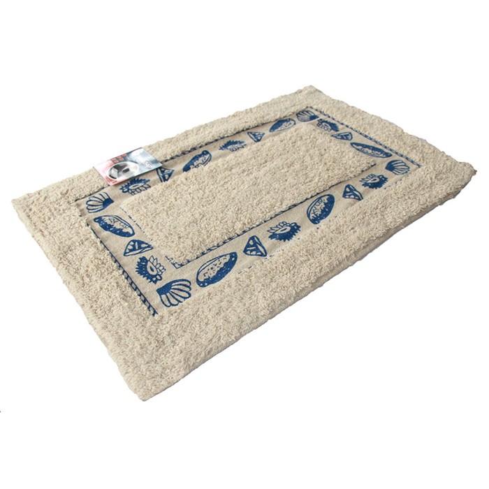 Коврик с печатным рисунком, размер 40х60 см, высота 8 мм, хлопок 800-1