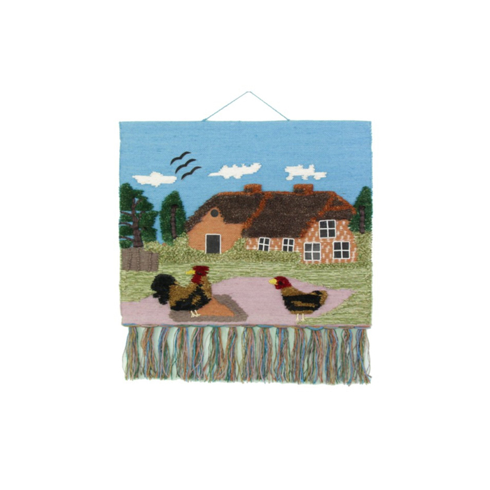 Коврик джутовый (панно), размер 70х90 см HL 233