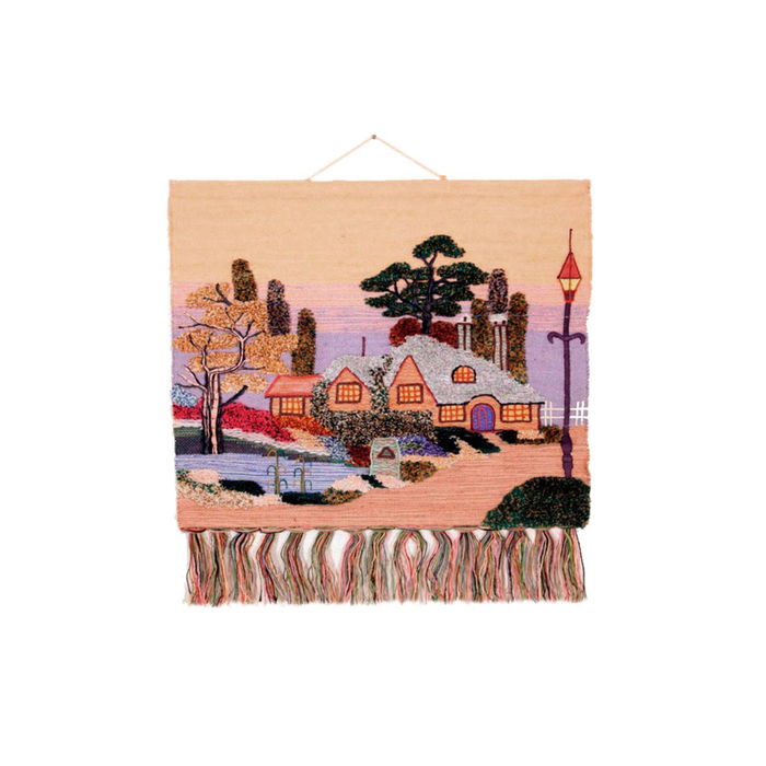 Коврик джутовый (панно), размер 80х100 см 189