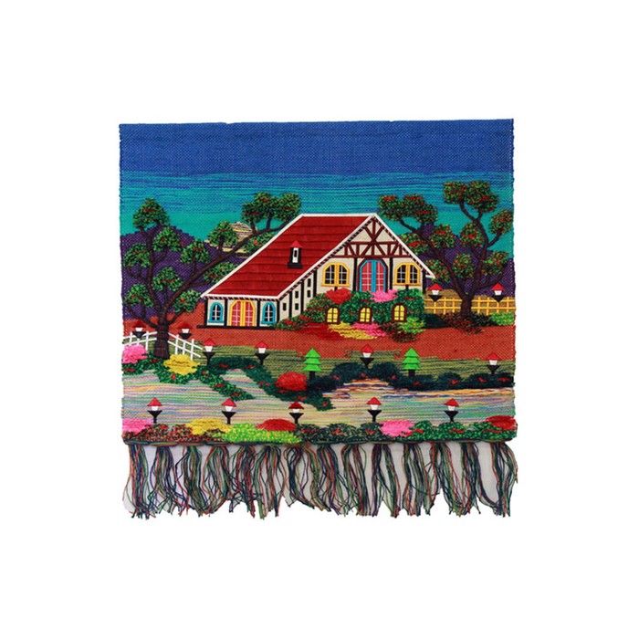 Коврик джутовый (панно), размер 80х100 см 9972