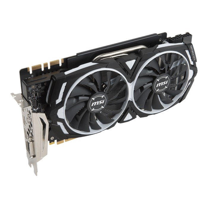 Видеокарта MSI GeForce GTX 1080Ti ARMOR OC 11G,352bit,GDDR5X,1531/11016,DVI,HDMI,DP