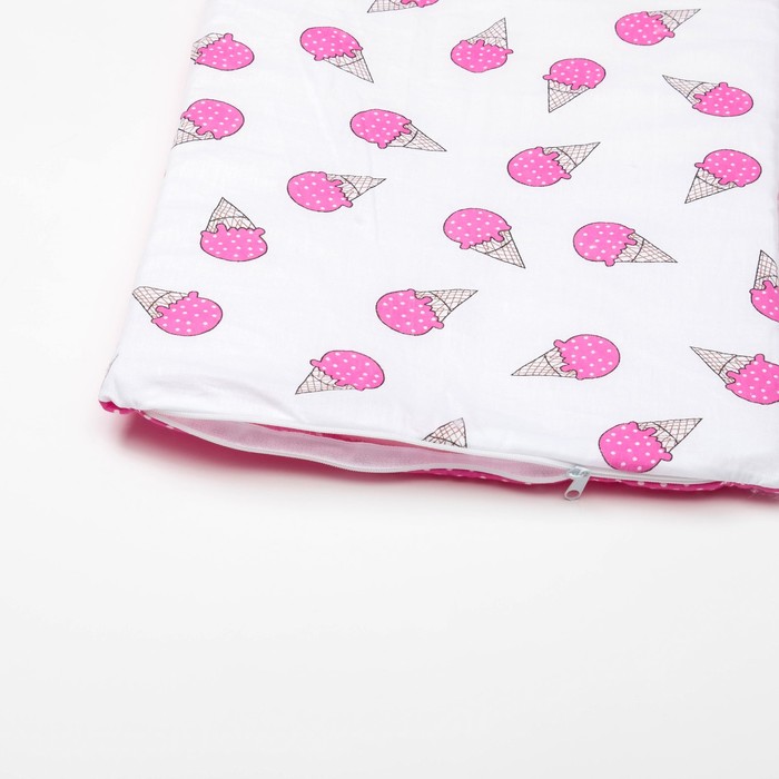 Бэби-гнёздышко, 60х90 см, розовый, 100% хлопок