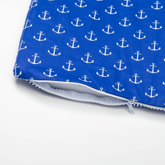 Бэби-гнёздышко, 60х90 см, синий, 100% хлопок