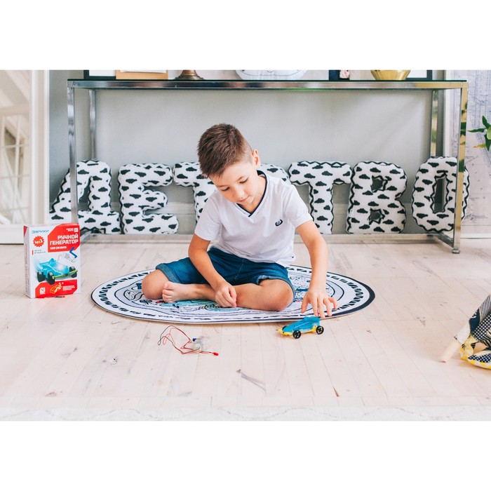 Мягкая буква подушка "В" 35х28 см, белый, 100% хлопок, холлофайбер