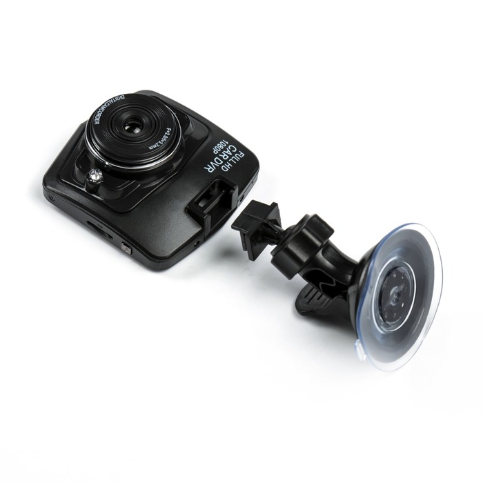 Видеорегистратор автомобильный, разрешение HD 1080P, TFT 2.4, угол обзора 170°, черный