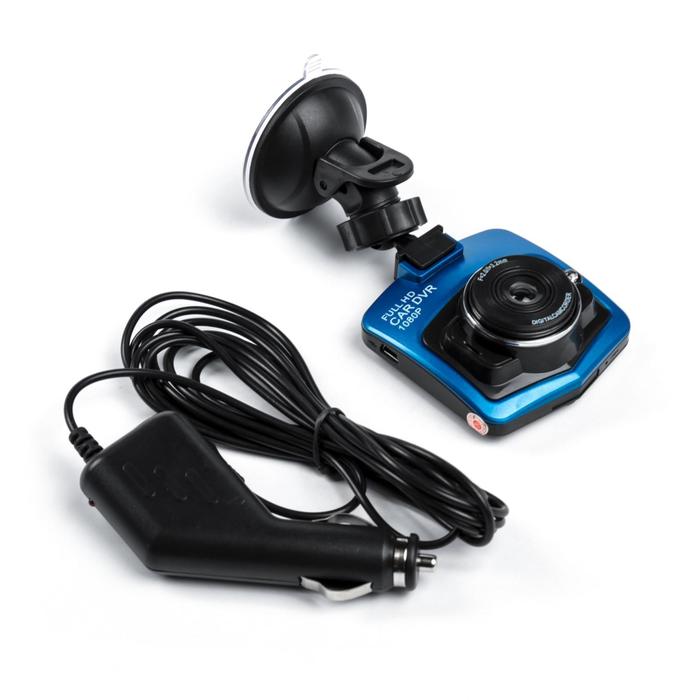 Видеорегистратор автомобильный 2.3" TFT, обзор 170°, HD 1080P, синий