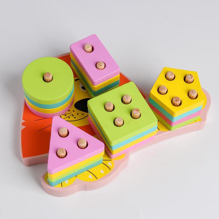 Пирамидка логическая "Львёнок"