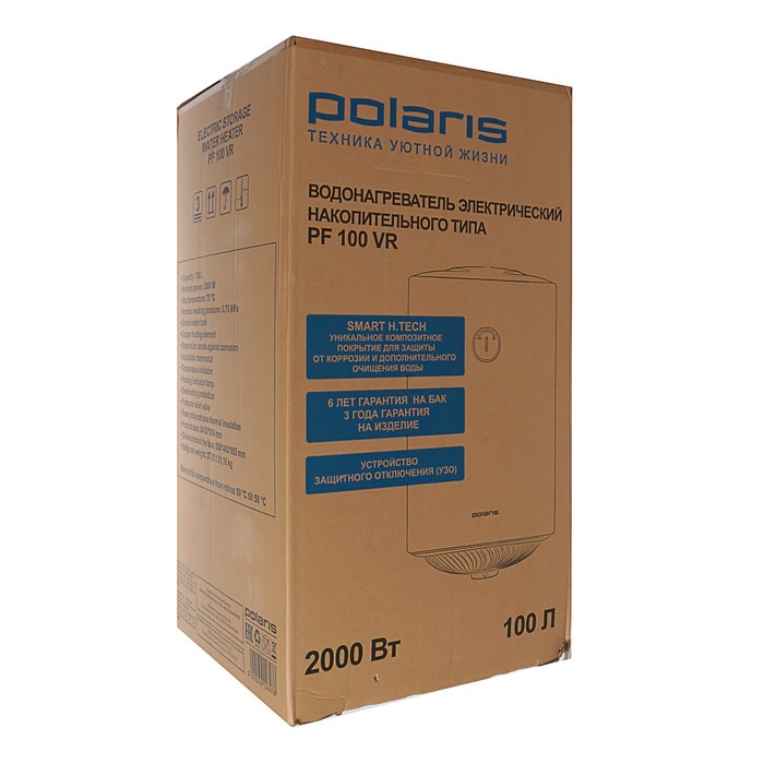 Водонагреватель Polaris PF 100 VR, накопительный