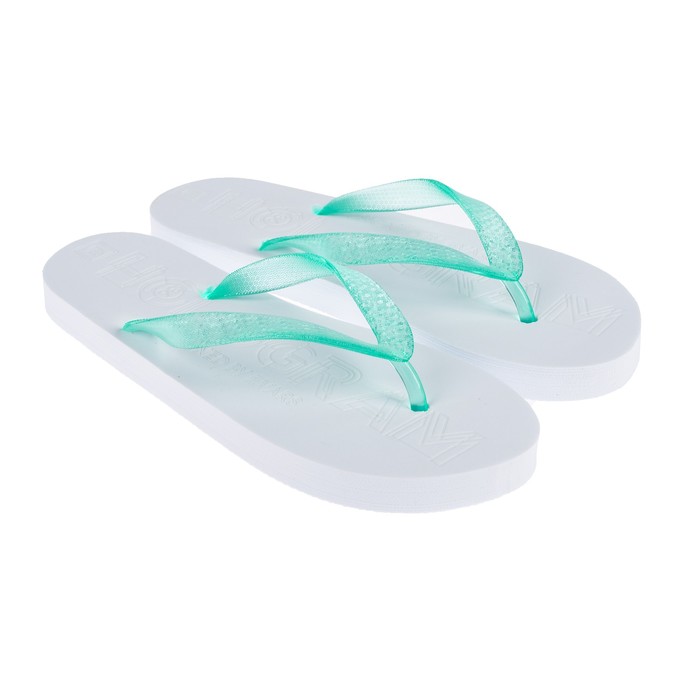 Сланцы женские HOLOGRAM Tesla арт. СЖГ-300БМ, цвет белый/мятный, размер 36