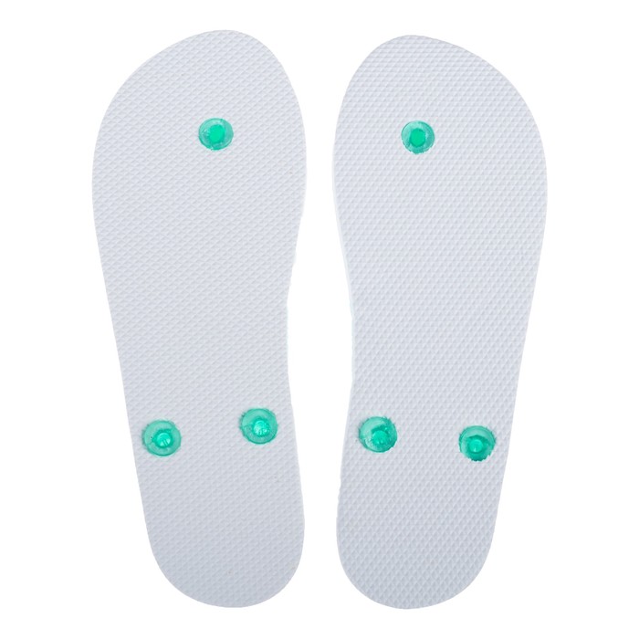 Сланцы женские HOLOGRAM Tesla арт. СЖГ-300БМ, цвет белый/мятный, размер 36