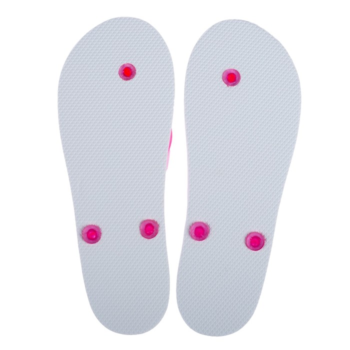 Сланцы женские HOLOGRAM Tesla арт. СЖГ-300БР, цвет белый/розовый, размер 38