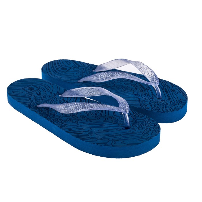 Сланцы женские HOLOGRAM Wave арт. СЖГВолна/СНБ, цвет синий/белый, размер 36