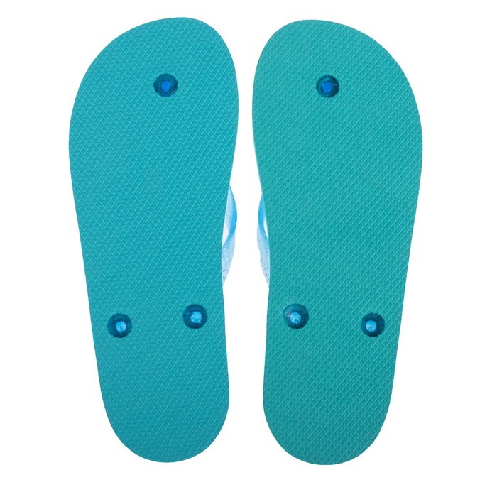 Сланцы женские SIMPLE арт. СЖС-195Б, цвет бирюзовый, размер 36