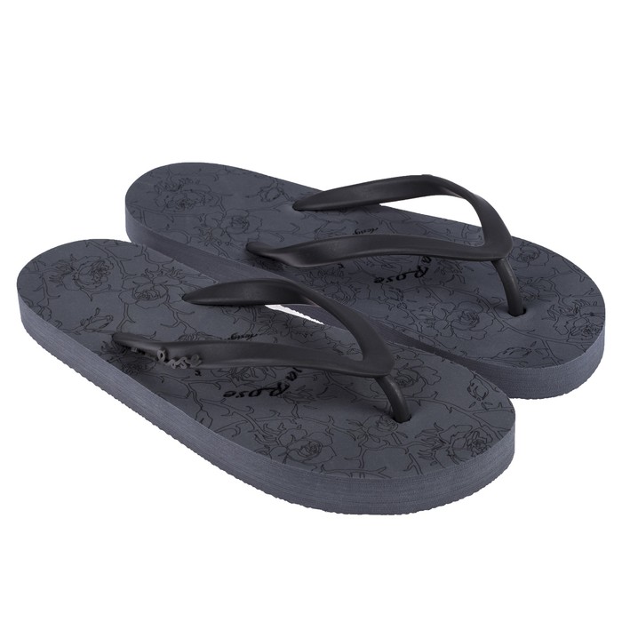 Сланцы женские EVAROSE Rosegarden арт. СЖЕ-320СЕ, цвет серый, размер 36