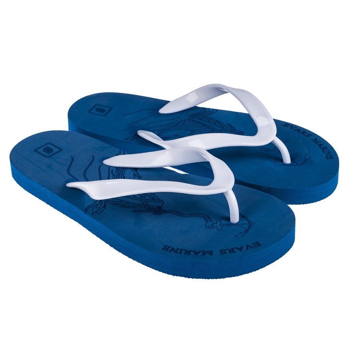 Сланцы мужские MARINE TheBoat арт. СММЛодка/СНБ, цвет синий-белый, размер 45