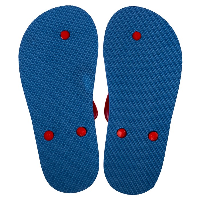 Сланцы мужские MARINE Sharks арт. СММАкулы/СК, цвет синий/красный, размер 41