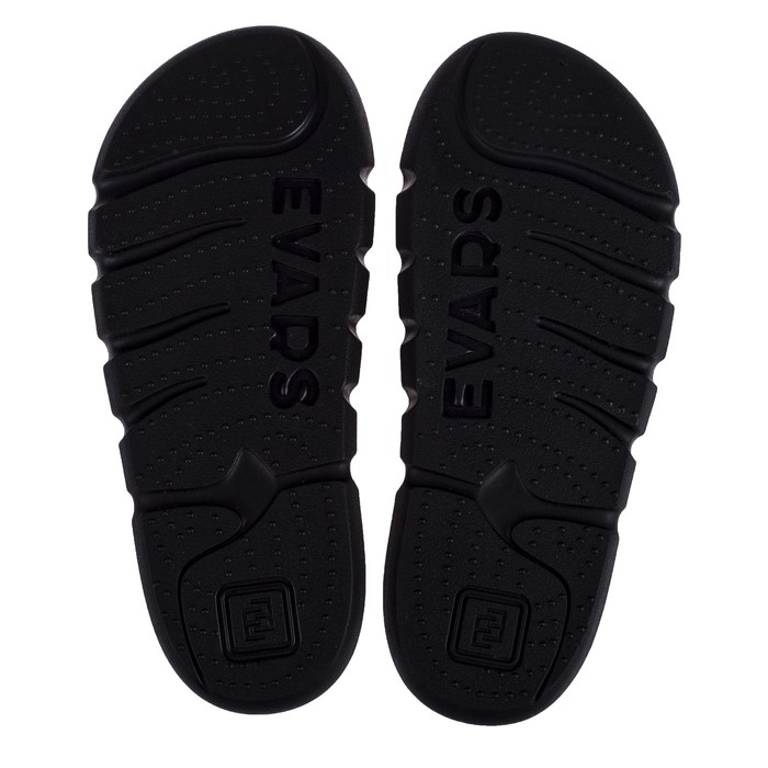 Сланцы арт. EVAlution-W/2-BС, цвет чёрный/красно-оранжевый, размер 41