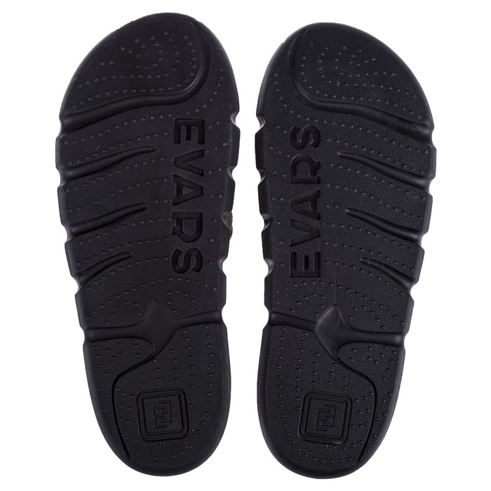 Сланцы мужские арт. EVAlution-M/2-BDB, цвет чёрный/синий, размер 45